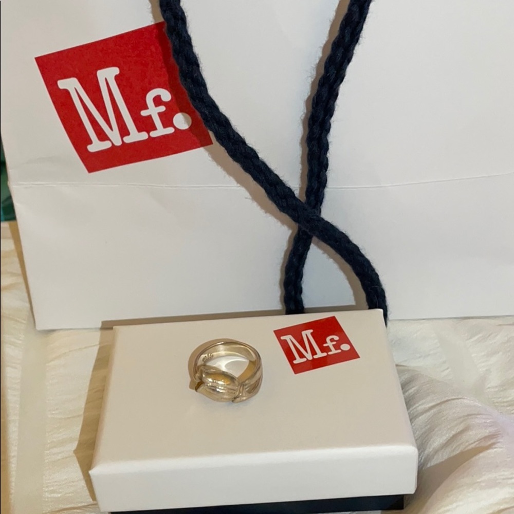 Mignon Faget ring size 5, sterling silver